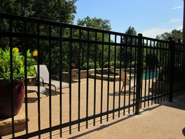 iron fence - wrought iron fence around pool area