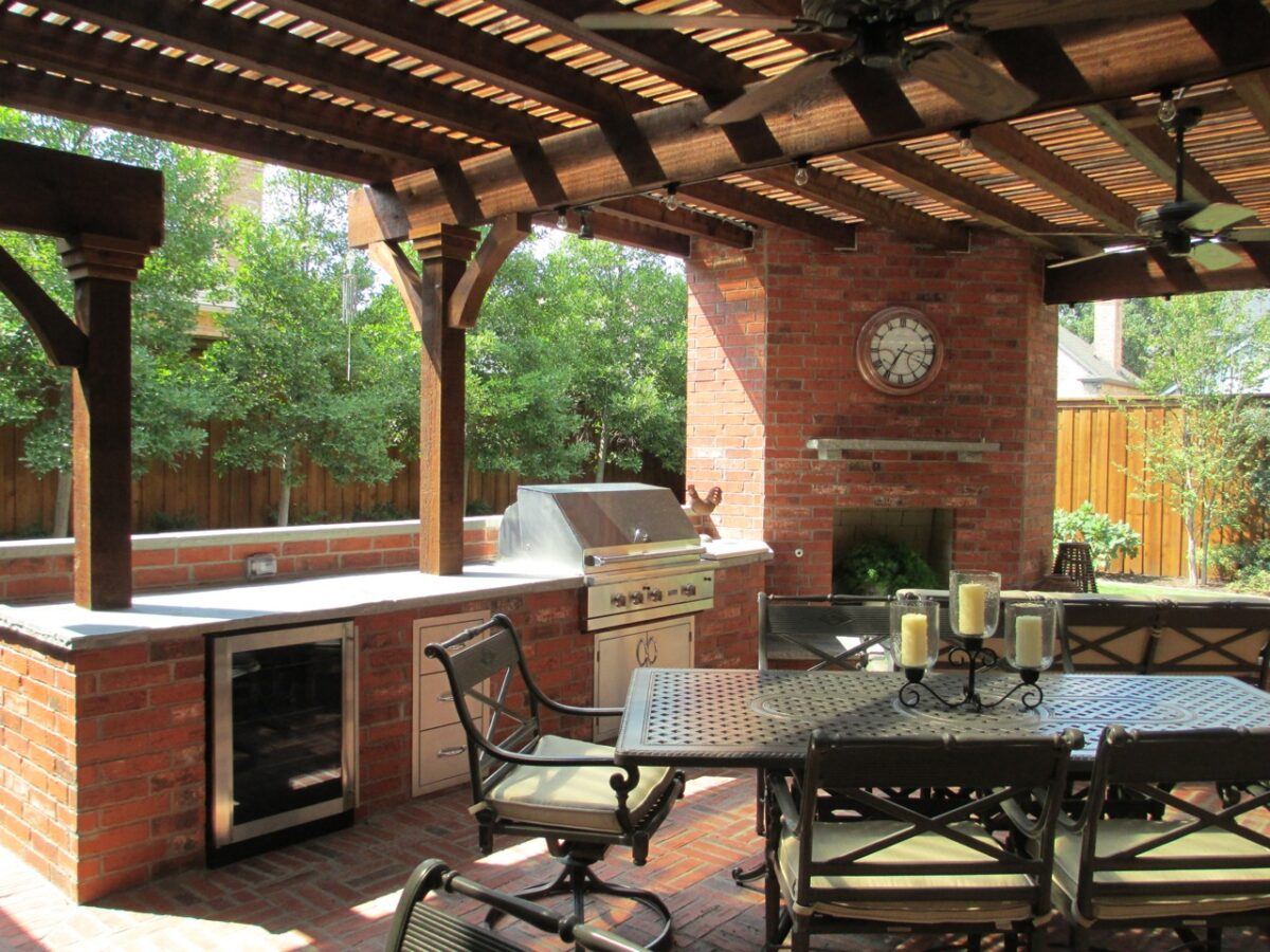 How to Build an Outdoor Kitchen - Texas Best Fence & Patio
