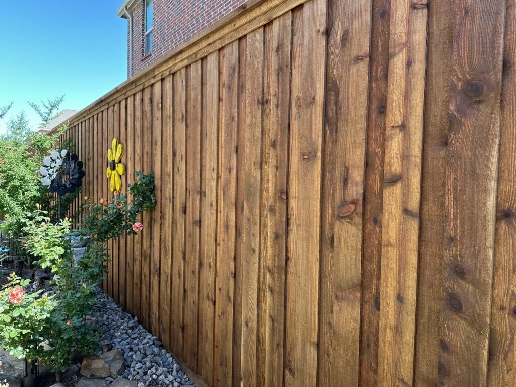 Luxury Outdoor Living - Custom Wood Fence built by Texas Best Fence & Patio 